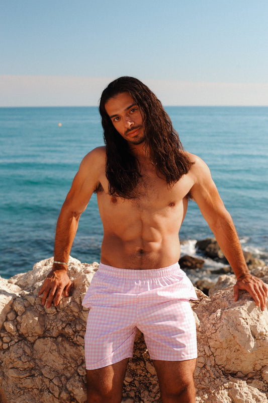 Men's Swim Shorts - Vichy