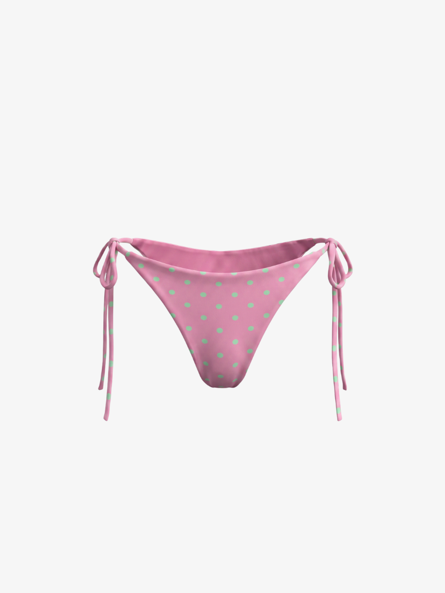 String Bikini Bottom - Polka Dot