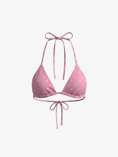 String Bikini Top - Polka Dot