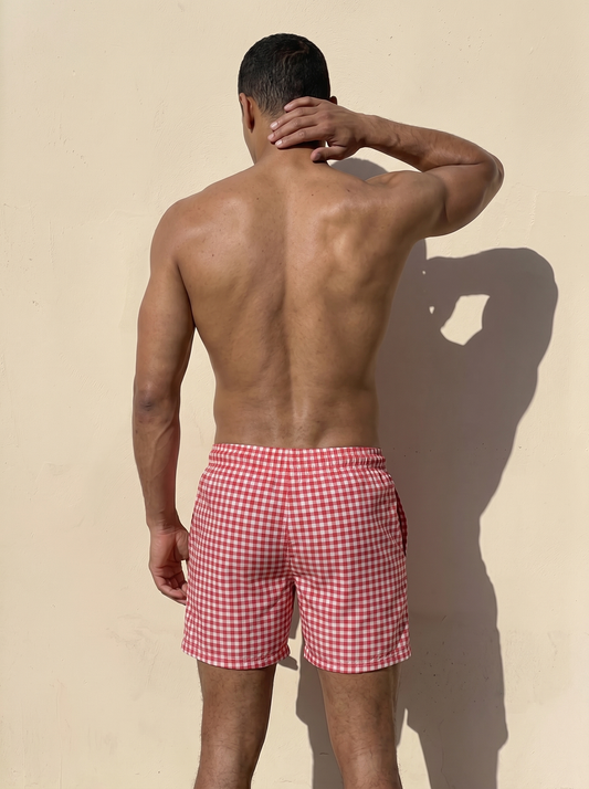 Men's Swim Shorts - Vichy