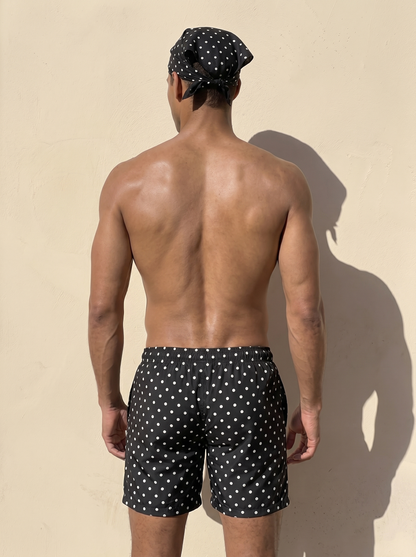 Men's Swim Shorts - Polka Dot
