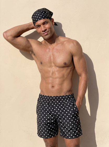 Men's Swim Shorts - Polka Dot