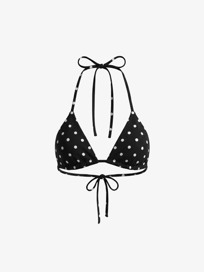 String Bikini Top - Polka Dot