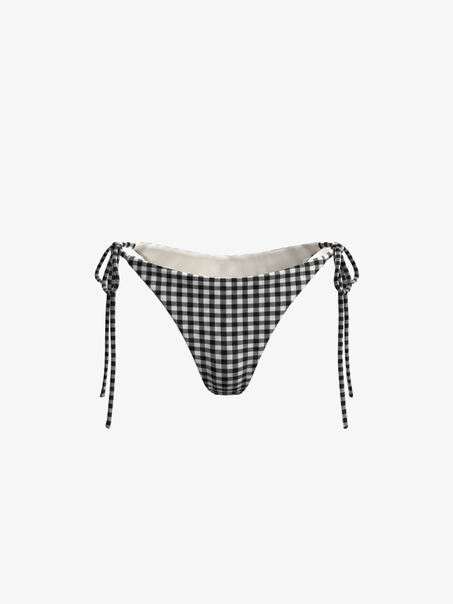 String Bikini Bottom - Vichy