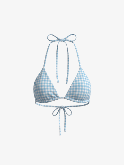 String Bikini Top - Vichy