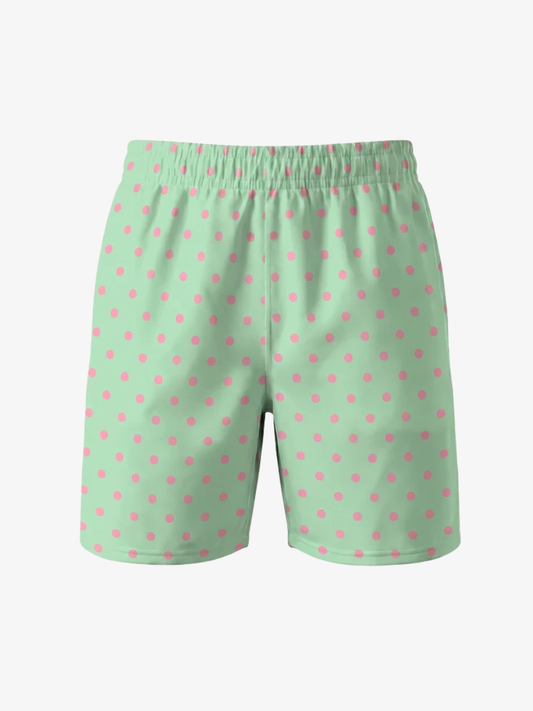 Men's Swim Shorts - Polka Dot