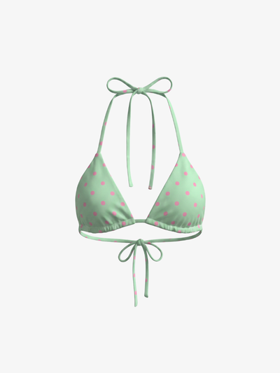 String Bikini Top - Polka Dot