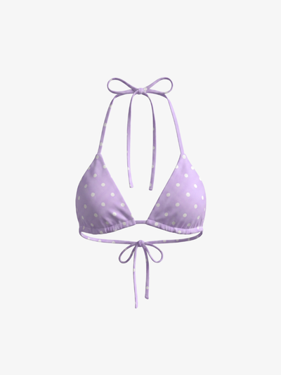 String Bikini Top - Polka Dot