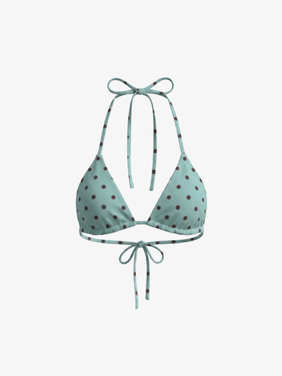 String Bikini Top - Polka Dot