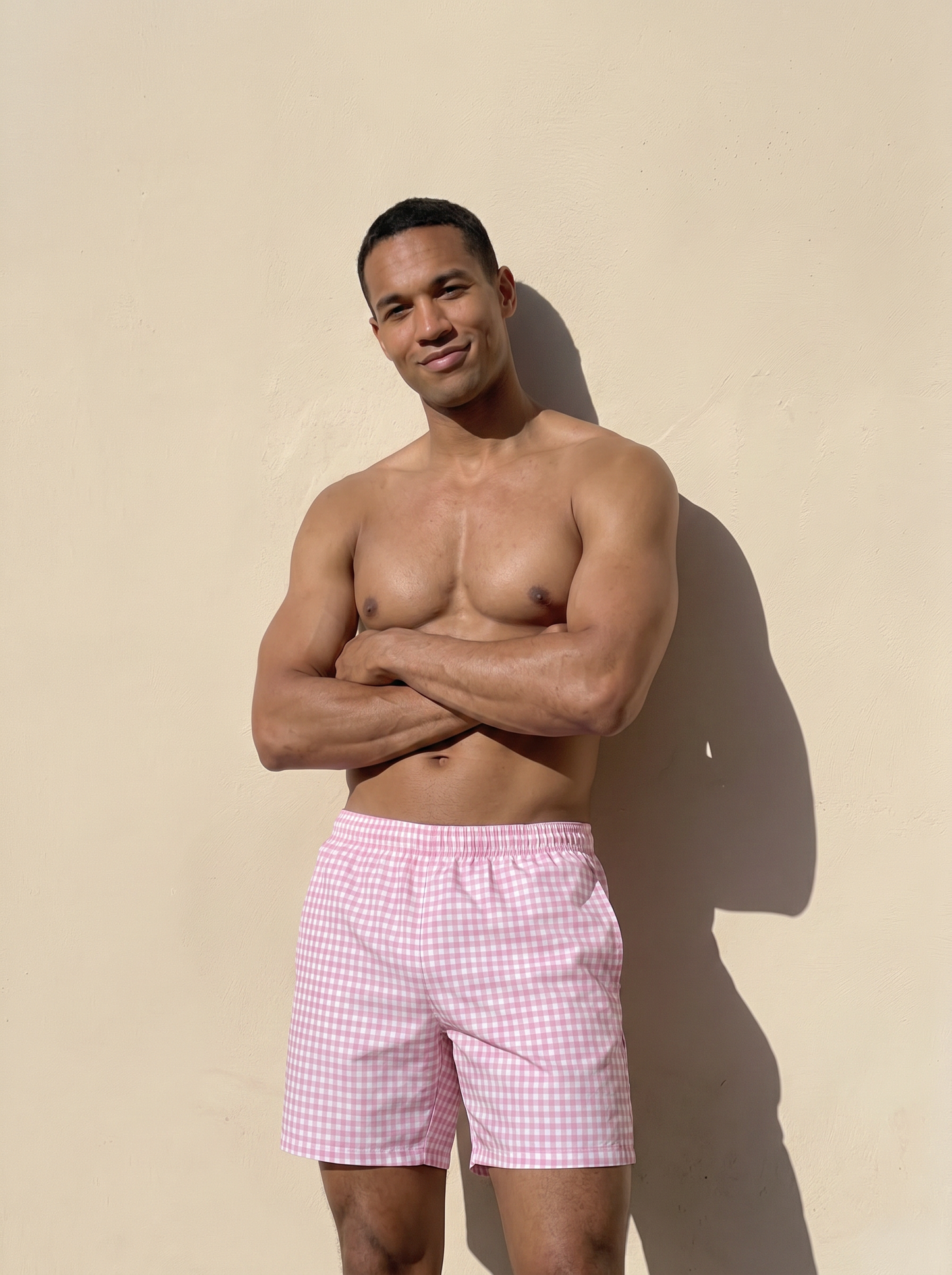 Men's Swim Shorts - Vichy