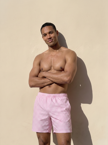Men's Swim Shorts - Vichy