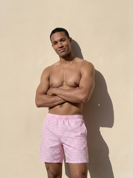 Men's Swim Shorts - Vichy