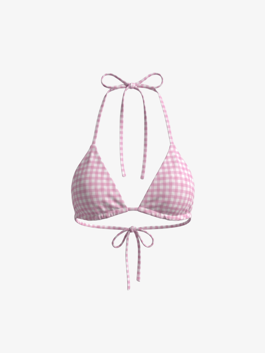 String Bikini Top - Vichy