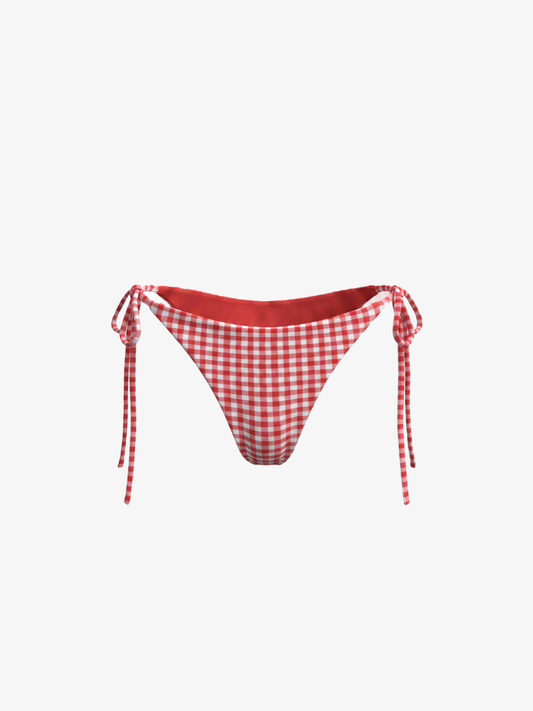 String Bikini Bottom - Vichy