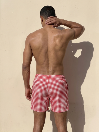 Men's Swim Shorts - Vichy
