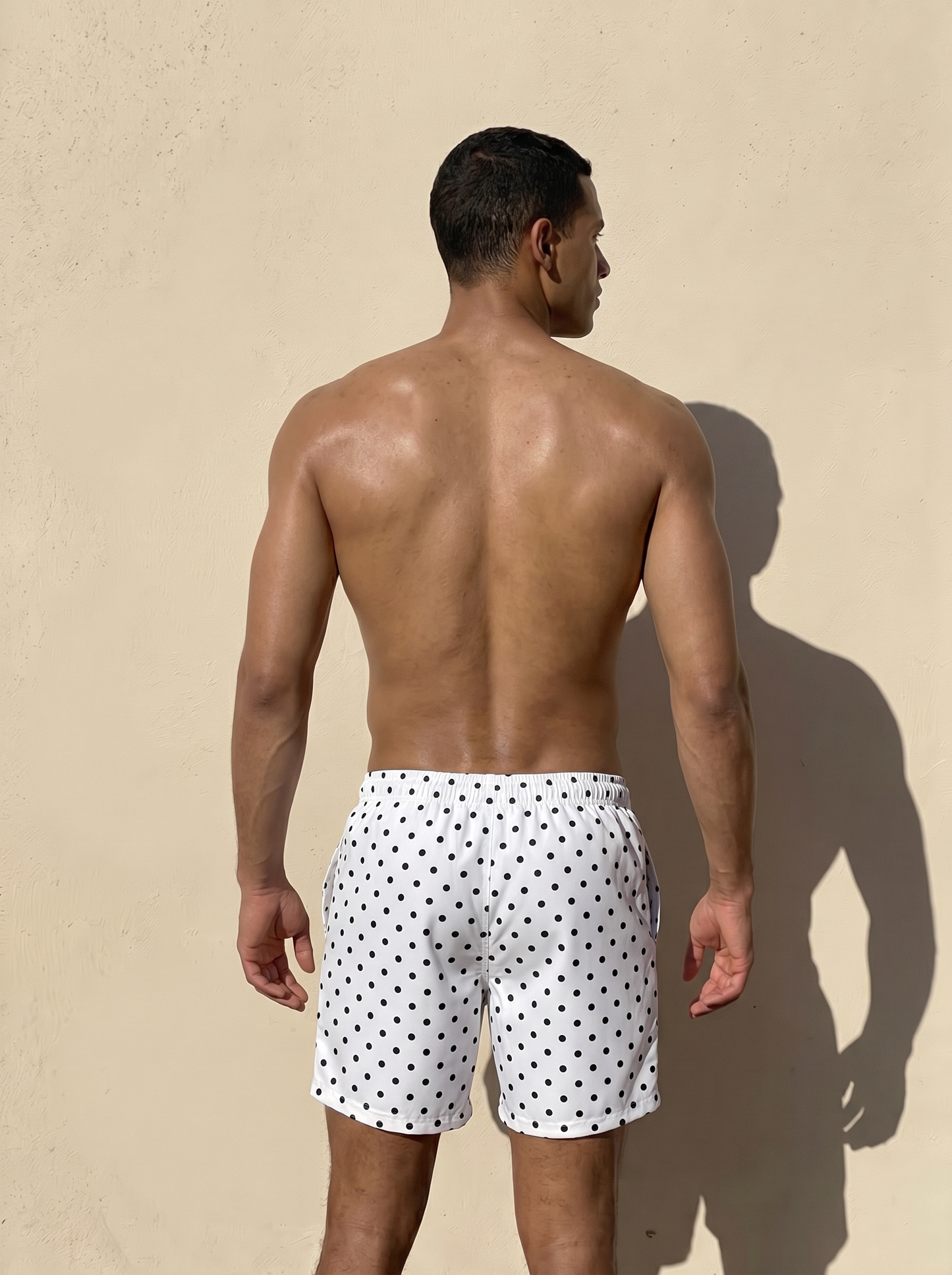 Men's Swim Shorts - Polka Dot