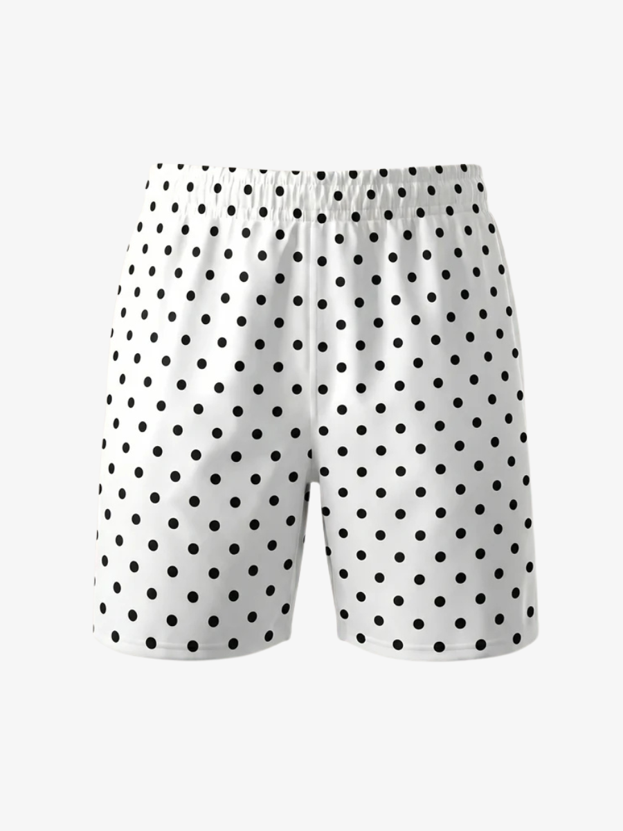 Men's Swim Shorts - Polka Dot
