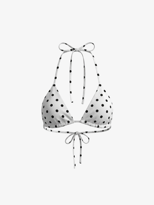 String Bikini Top - Polka Dot