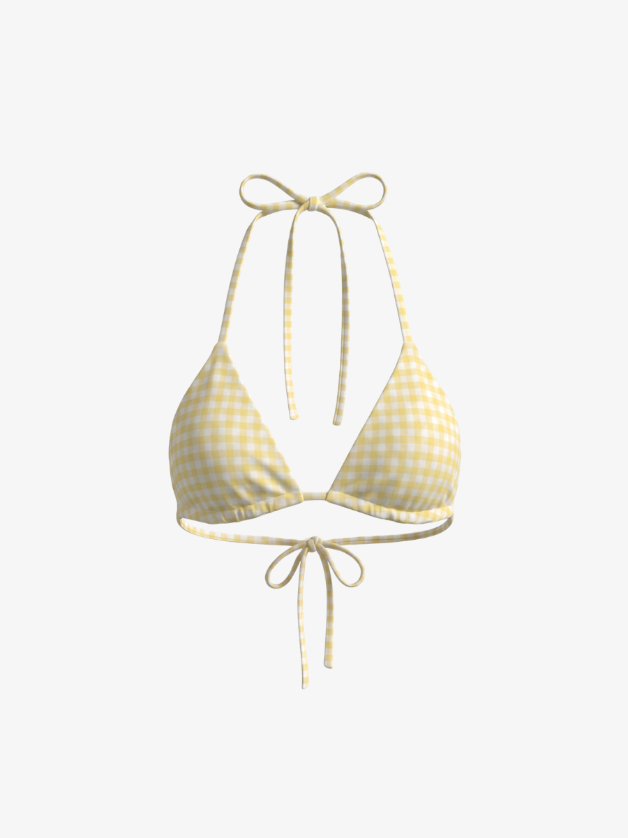 String Bikini Top - Vichy